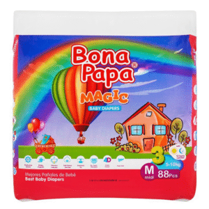 Bona Papa Diapers Medium | Size 3 | 88Pcs